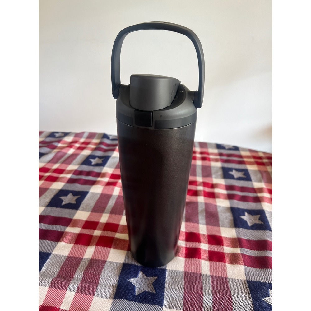 Owala FreeSip 30oz Insulated Stainless Steel Nailed It Metallic Black